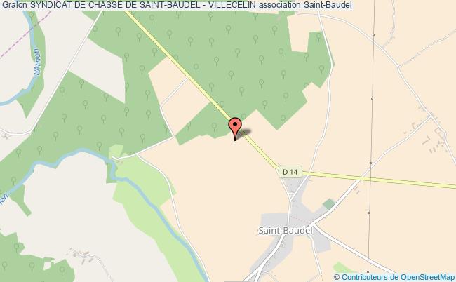 plan association Syndicat De Chasse De Saint-baudel - Villecelin Saint-Baudel