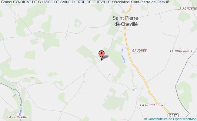 plan association Syndicat De Chasse De Saint Pierre De Cheville Saint-Pierre-de-Chevillé