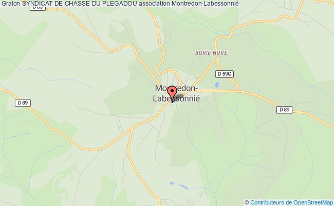 plan association Syndicat De Chasse Du Plegadou Montredon-Labessonnié