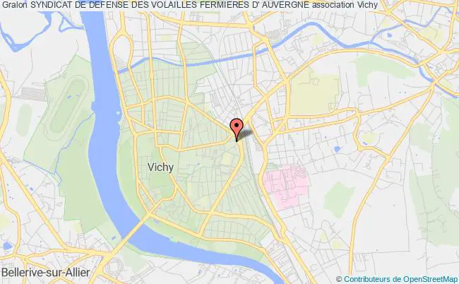 plan association Syndicat De Defense Des Volailles Fermieres D' Auvergne Vichy Cedex