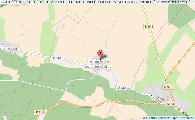 plan association Syndicat De Distillation De Fremereville-sous-les-cotes Frémeréville-sous-les-Côtes