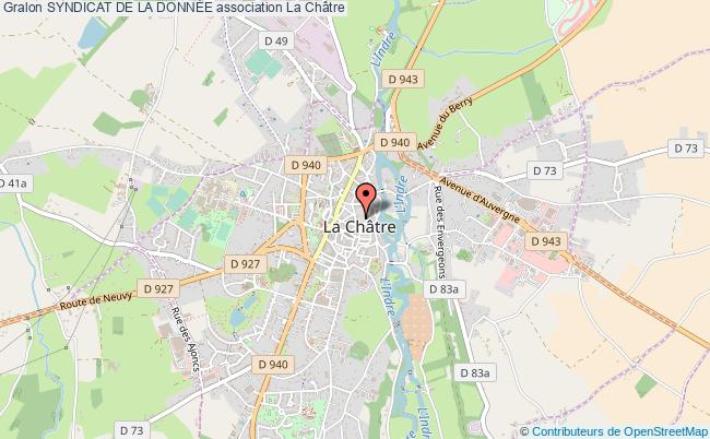 plan association Syndicat De La DonnÉe Châtre