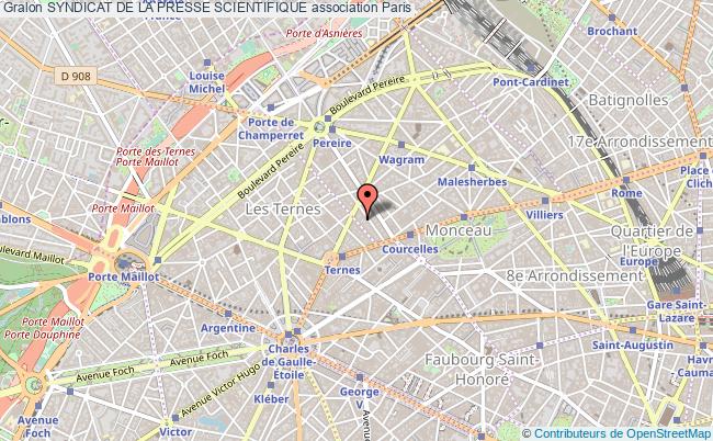 plan association Syndicat De La Presse Scientifique Paris