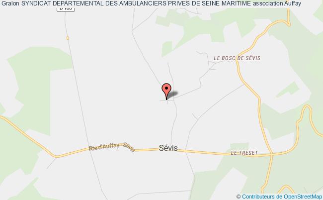 plan association Syndicat Departemental Des Ambulanciers Prives De Seine Maritime Val de Scie