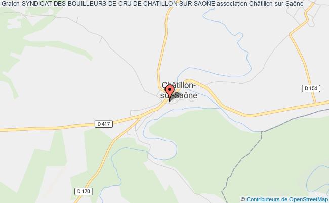 plan association Syndicat Des Bouilleurs De Cru De Chatillon Sur Saone Châtillon-sur-Saône