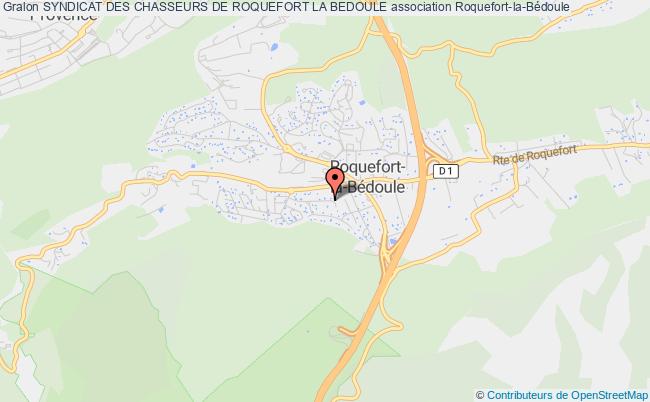 plan association Syndicat Des Chasseurs De Roquefort La Bedoule Roquefort-la-Bédoule