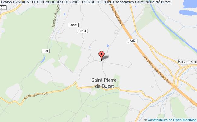 plan association Syndicat Des Chasseurs De Saint Pierre De Buzet Saint-Pierre-de-Buzet