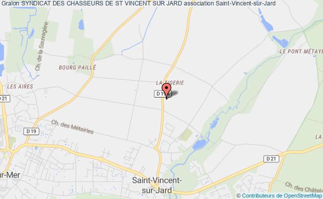 plan association Syndicat Des Chasseurs De St Vincent Sur Jard Saint-Vincent-sur-Jard