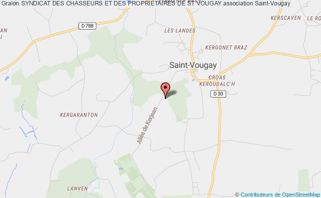 plan association Syndicat Des Chasseurs Et Des Proprietaires De St Vougay Saint-Vougay