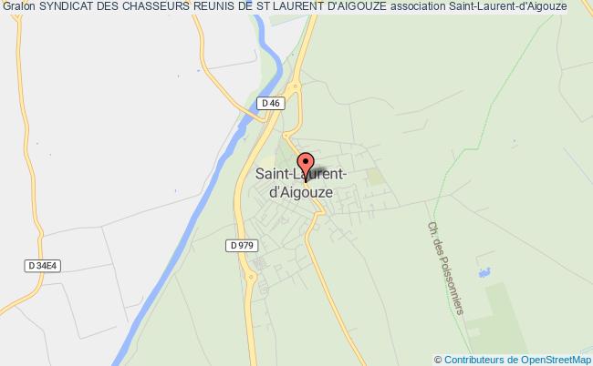 plan association Syndicat Des Chasseurs Reunis De St Laurent D'aigouze Saint-Laurent-d'Aigouze
