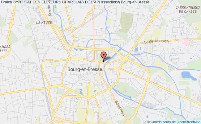 plan association Syndicat Des Eleveurs Charolais De L'ain Bourg-en-Bresse