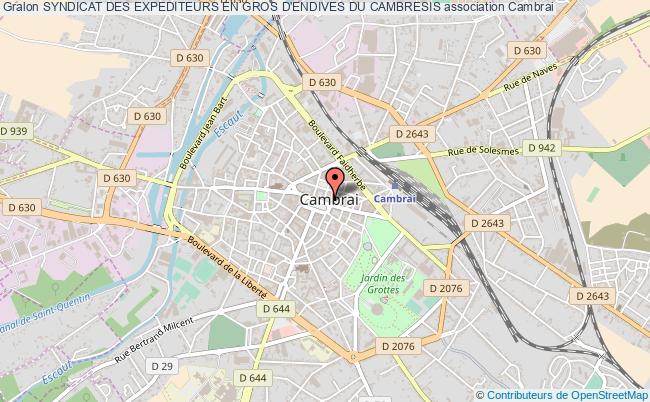 plan association Syndicat Des Expediteurs En Gros D'endives Du Cambresis Cambrai