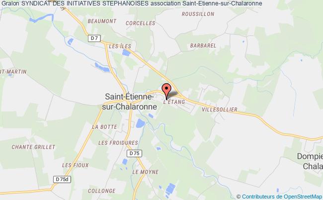 plan association Syndicat Des Initiatives Stephanoises Saint-Étienne-sur-Chalaronne