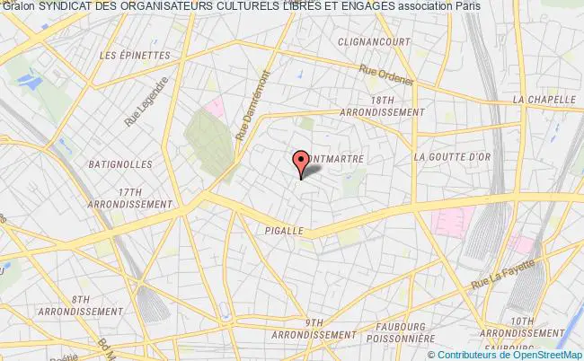 plan association Syndicat Des Organisateurs Culturels Libres Et Engages Paris