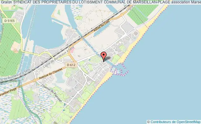 plan association Syndicat Des Proprietaires Du Lotissment Communal De Marseillan-plage Marseillan