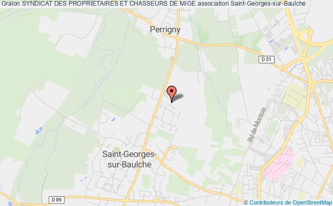 plan association Syndicat Des Proprietaires Et Chasseurs De Mige Saint-Georges-sur-Baulche