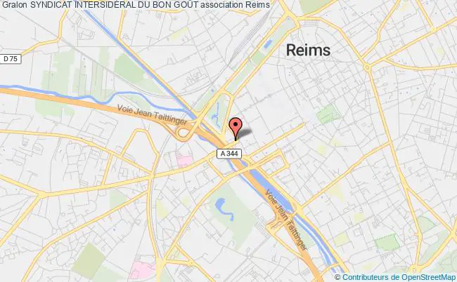 plan association Syndicat IntersidÉral Du Bon GoÛt Reims