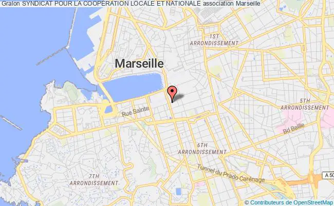 plan association Syndicat Pour La CoopÉration Locale Et Nationale Marseille 1