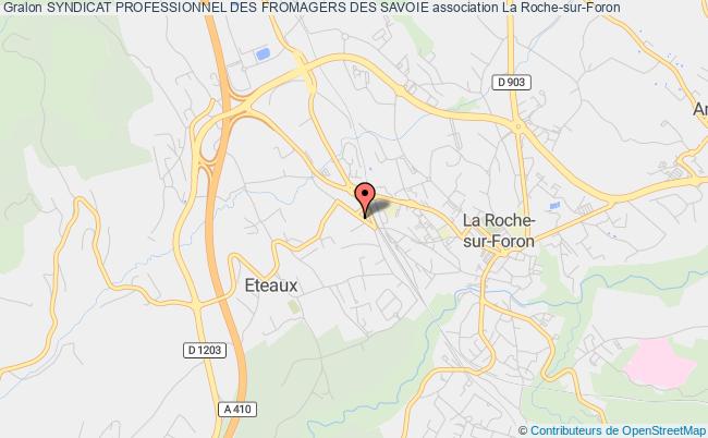 plan association Syndicat Professionnel Des Fromagers Des Savoie La    Roche-sur-Foron