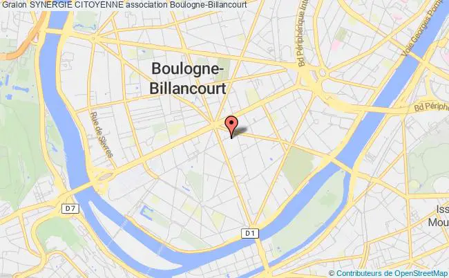 plan association Synergie Citoyenne Boulogne-Billancourt