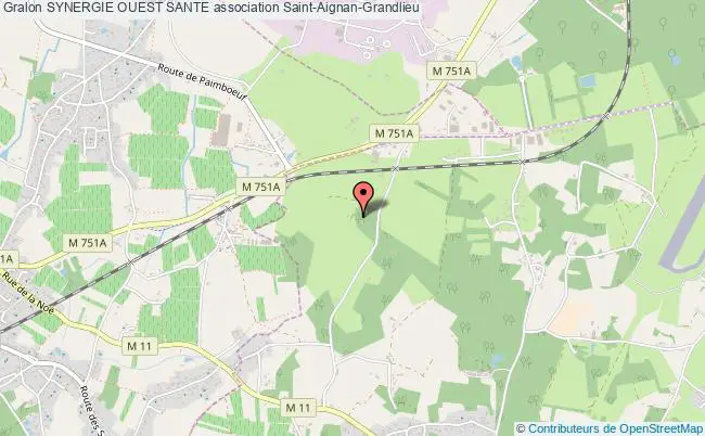 plan association Synergie Ouest Sante Saint-Aignan-Grandlieu