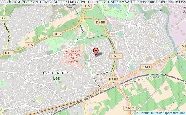 plan association Synergie Sante-habitat : Et Si Mon Habitat Influait Sur Ma Sante ? Castelnau-le-Lez