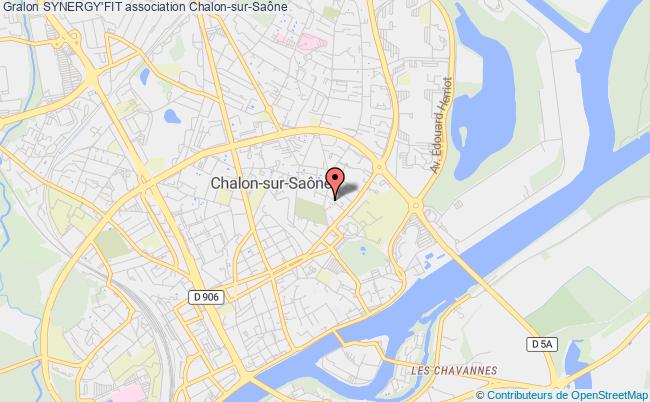 plan association Synergy'fit Chalon-sur-Saône