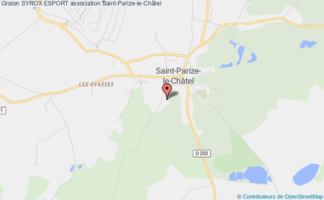 plan association Syrox Esport Saint-Parize-le-Châtel