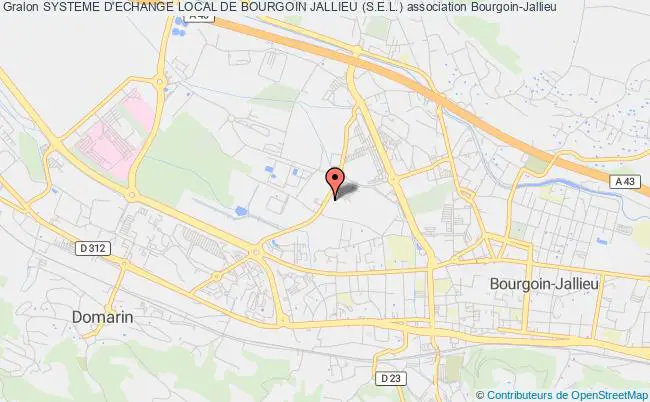 plan association Systeme D'echange Local De Bourgoin Jallieu (s.e.l.) Bourgoin-Jallieu