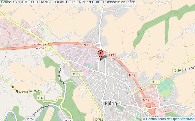 plan association Systeme D'echange Local De Plerin "plerisel" Plérin