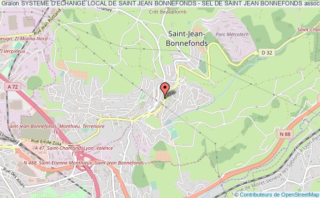 plan association Systeme D'echange Local De Saint Jean Bonnefonds - Sel De Saint Jean Bonnefonds Saint-Jean-Bonnefonds