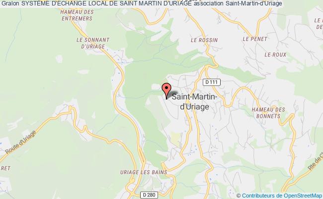 plan association SystÈme D'echange Local De Saint Martin D'uriage Saint-Martin-d'Uriage