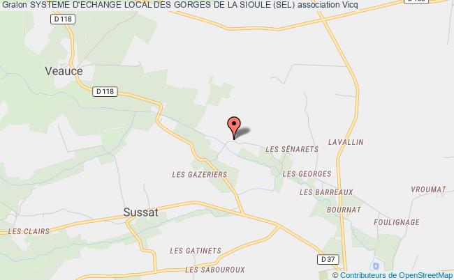 plan association Systeme D'echange Local Des Gorges De La Sioule (sel) Vicq