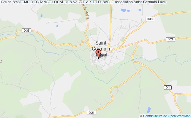 plan association SystÈme D'echange Local Des Vals D'aix Et D'isable Saint-Germain-Laval