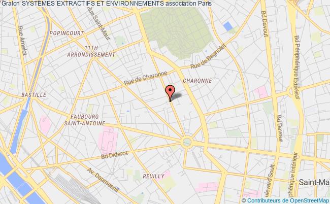 plan association Systemes Extractifs Et Environnements Paris 11e