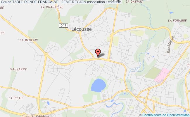 plan association Table Ronde Francaise - 2eme Region Lécousse