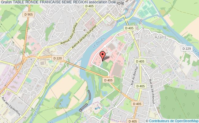 plan association Table Ronde Francaise 6eme Region Dole