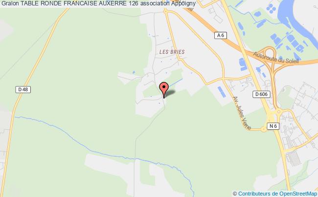 plan association Table Ronde Francaise Auxerre 126 Appoigny
