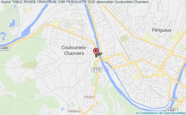 plan association Table Ronde Francaise Cnr Perigueux 2025 Coulounieix-Chamiers