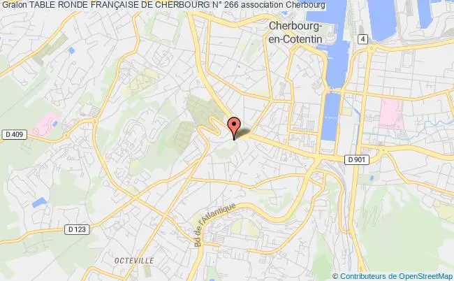 plan association Table Ronde FranÇaise De Cherbourg N° 266 Cherbourg-Octeville