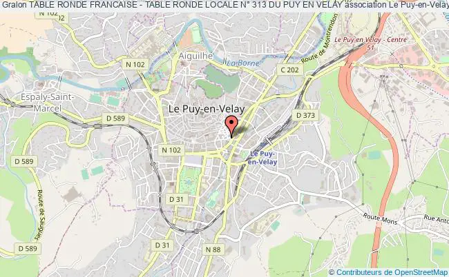 plan association Table Ronde Francaise - Table Ronde Locale N° 313 Du Puy En Velay Le Puy-en-Velay
