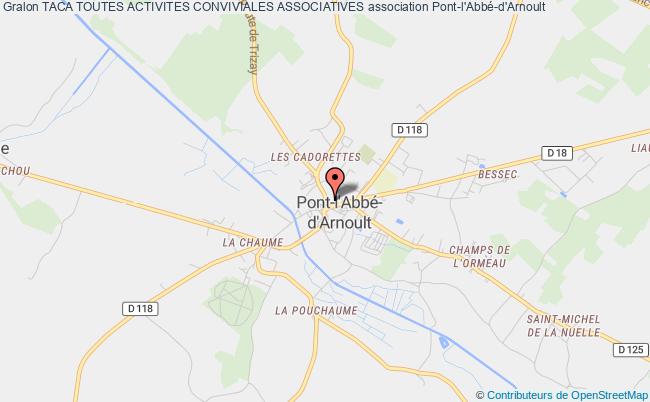 plan association Taca Toutes Activites Conviviales Associatives Pont-l'Abbé-d'Arnoult