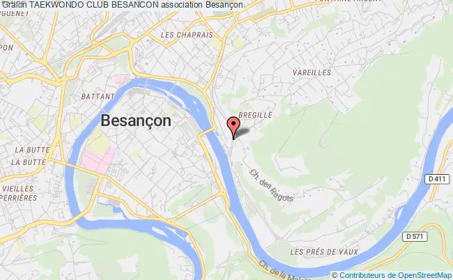 plan association Taekwondo Club Besancon Besançon