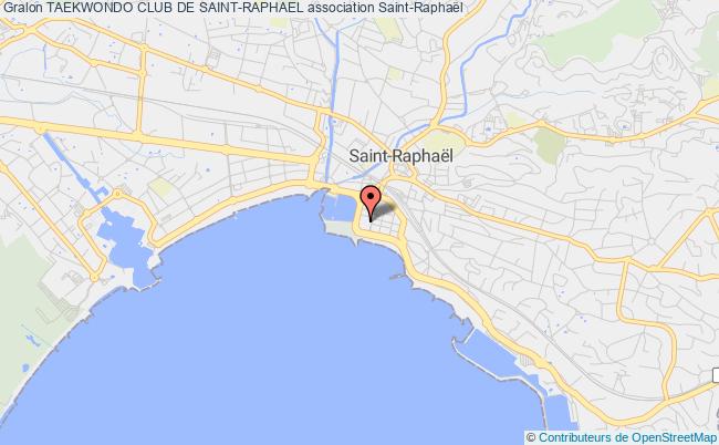 plan association Taekwondo Club De Saint-raphael Saint-Raphaël