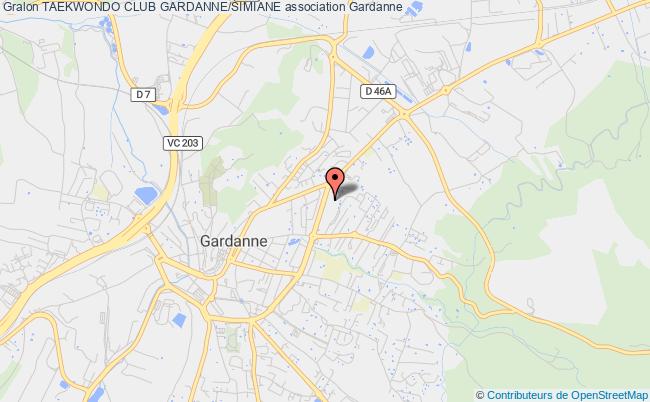 plan association Taekwondo Club Gardanne/simiane Gardanne