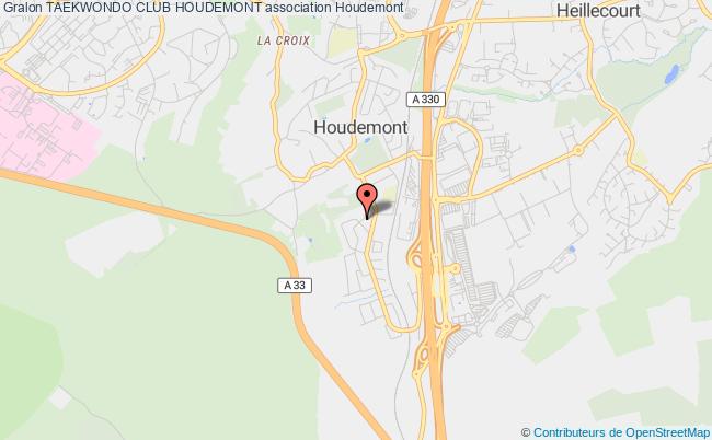 plan association Taekwondo Club Houdemont Houdemont