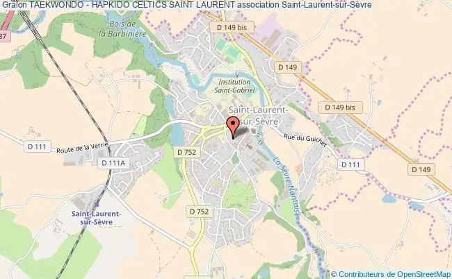 plan association Taekwondo - Hapkido Celtics Saint Laurent Saint-Laurent-sur-Sèvre