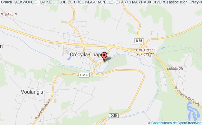 plan association Taekwondo Hapkido Club De Crecy-la-chapelle (et Arts Martiaux Divers) Crécy-la-Chapelle
