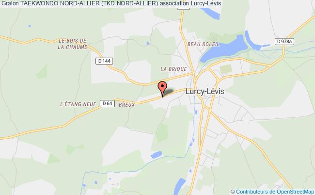 plan association Taekwondo Nord-allier (tkd Nord-allier) Lurcy-Lévis