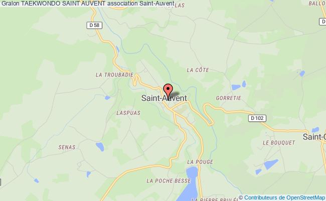 plan association Taekwondo Saint Auvent Saint-Auvent